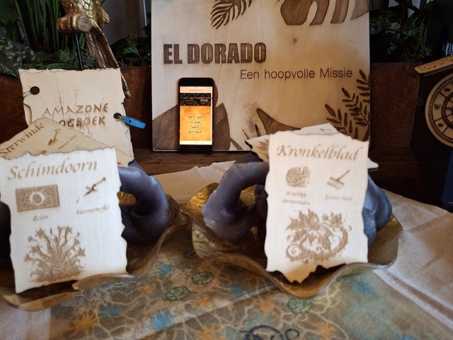 El Dorado spelset op tafel