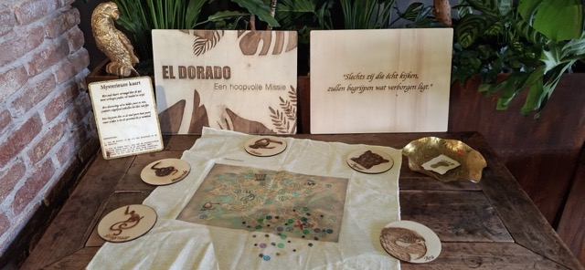El Dorado spelset op tafel