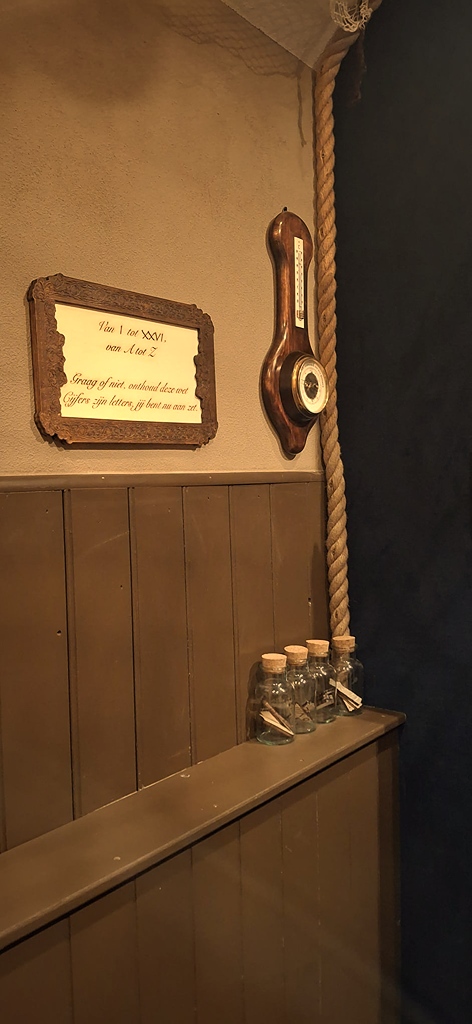 Maatwerk escape room met zeemansthema